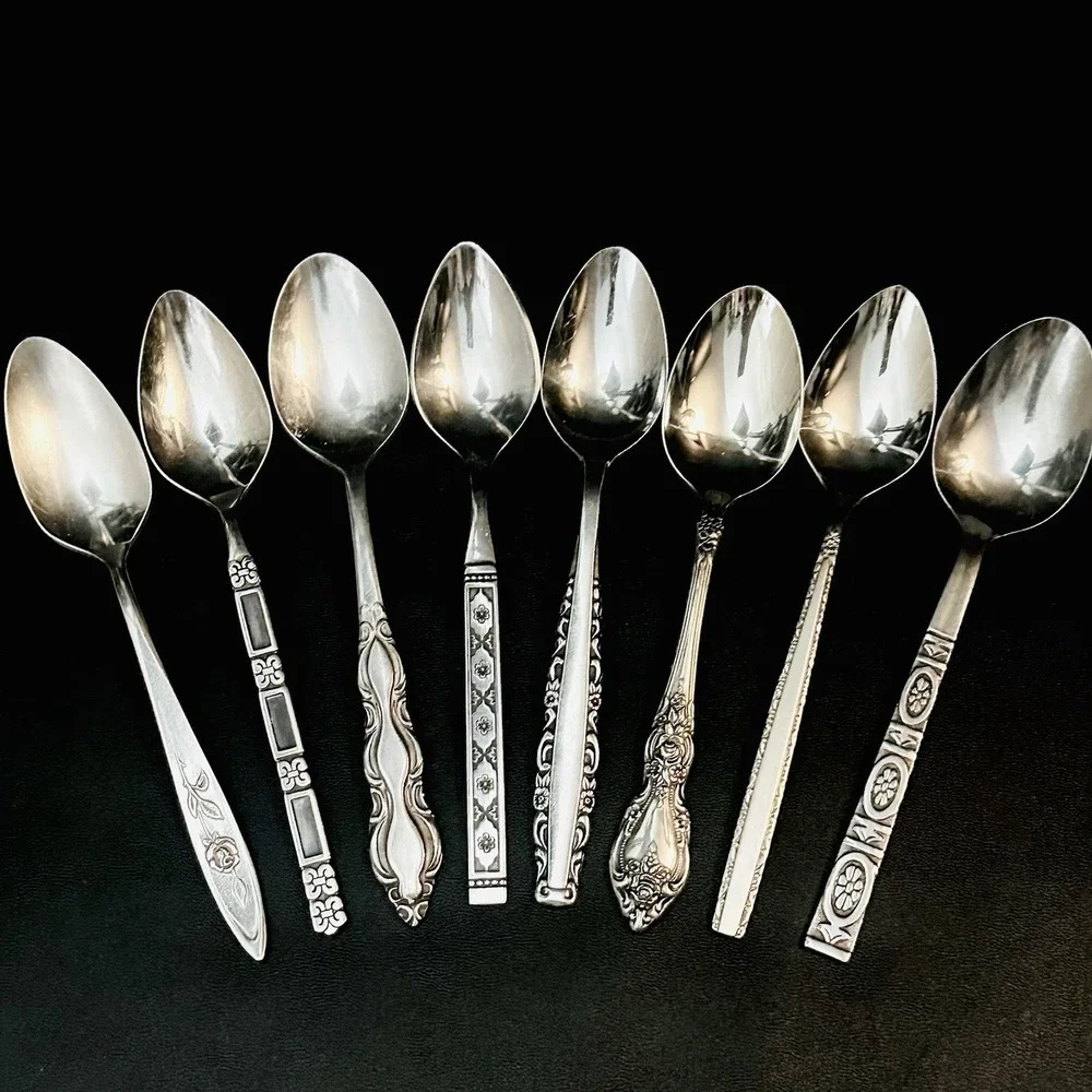 40 Vtg Stainless Flatware Mismatched Japan EKCO National Interpur Oneida Mixed